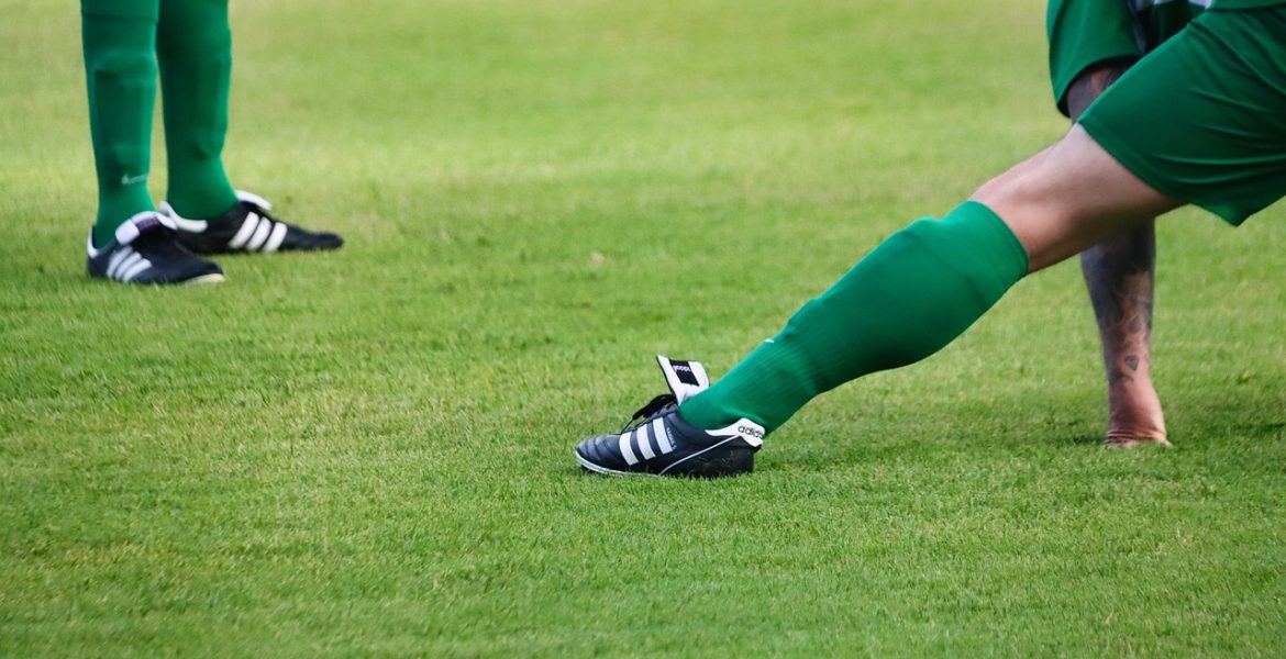 Rutinas de calentamiento antes de un partido de fútbol