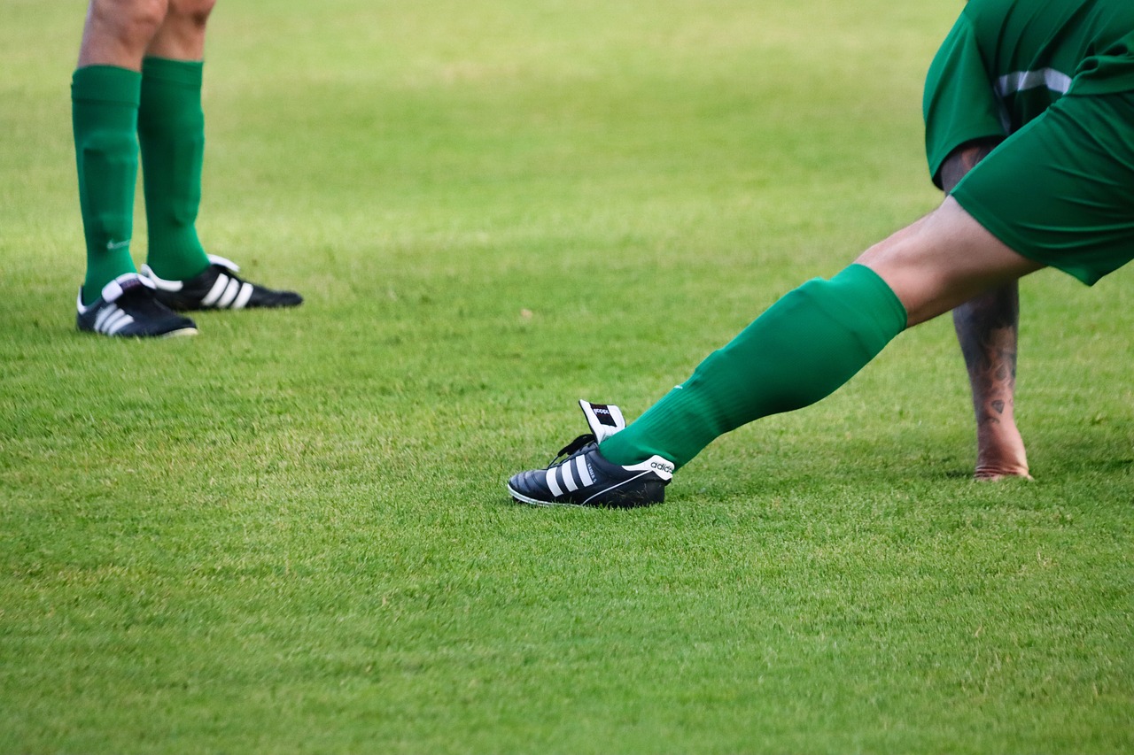 Rutinas de calentamiento antes de un partido de fútbol